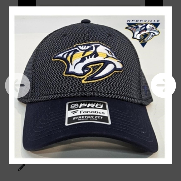 Nashville Predators Fanatics Pro Hat - Picture 4 of 5